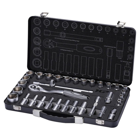 XPTools Steckschlüsselsatz 1/2'' 34 Stück - XP12S34 - Tools.de TP Profishop GmbH