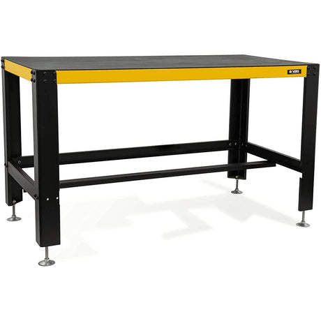 VITO Profi Stabile Werkbank mit Schubladen - bis 2000kg belastbar - Kratz- und schlagfesten Pulverbeschichtung 1500x900x780mm - Höhe einstellbar von ca. 88 bis 92 cm - Profi Werkstattausrüstung VITO - Tools.de TP Profishop GmbH