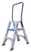 ASC Doppel Stehleiter - 3 Stufen - Robuste, beidseitig begehbare Profiqualität - NEN 2484 / EN 131 konform - ADT3 - Tools.de TP Profishop GmbH