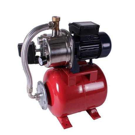 ASPIRA Hauswasserwerk Edelstahl 0.75 kW - 24 Liter Tank - MJS100AUTO - Tools.de TP Profishop GmbH