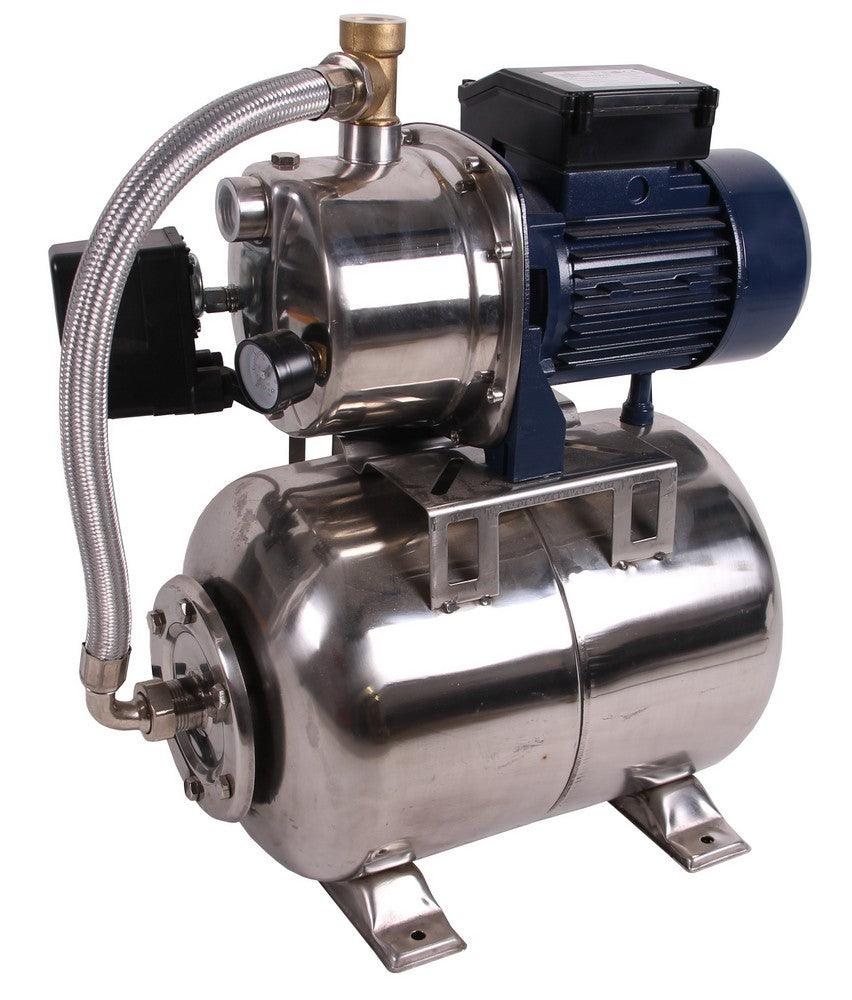ASPIRA Hauswasserwerk Edelstahl 0.75 kW - 24 Liter Tank - MJS100AUTORVS - Tools.de TP Profishop GmbH