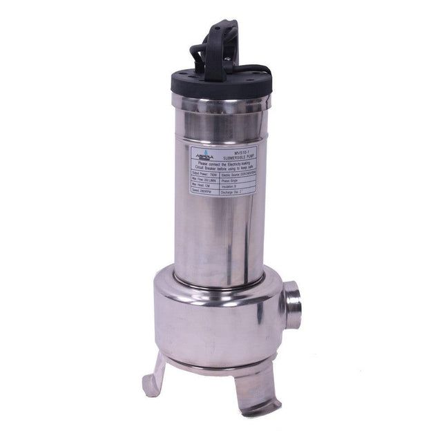ASPIRA Tauchpumpe aus Edelstahl 0,75kW 230V - ideal für den Dauereinsatz - MVS10 - Tools.de TP Profishop GmbH