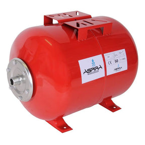 ASPIRA Zylindrischer Tank 50 Liter - waagerecht mit 1'' Anschluss - HF50L - Tools.de TP Profishop GmbH