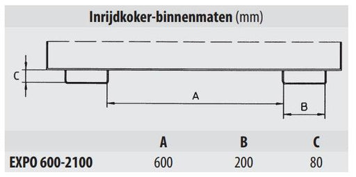 Bauer Kippbehälter EXPO 1000 kg - mit Rollmechanismus - für Gabelstapler - EXPO900 - Tools.de TP Profishop GmbH