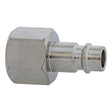 Blubird Druckluft Stecknippel Innengewinde euroline 3/8" Messing verchromt - P02VNL - Tools.de TP Profishop GmbH
