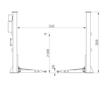 Falco Sollevatori 5T 2-Säulen Hebebühne 5000kg 400V vollautomatisches Modell Titan VL50F400 - Tools.de TP Profishop GmbH