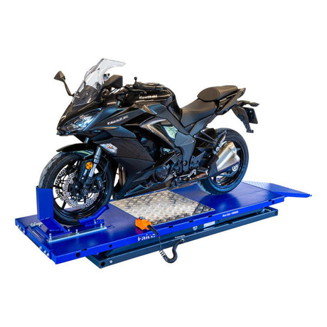 Falco Sollevatori Universal Hebebühne Profi 1000kg Hubtisch - Motorradhebebühne Elektroantrieb / Hebebühne MLP100KE - Tools.de TP Profishop GmbH