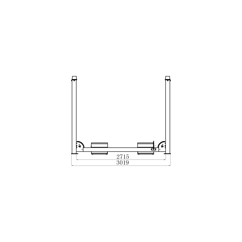 Falco Sollevatori Viersäulenhebebühne 4000kg 4,5m Centurion / Hebebühne mit vier Säulen VL4K400V - Tools.de TP Profishop GmbH