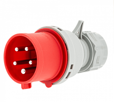 Fluxon CEE Stecker - 5 polig 32A 400V - mit Phasenwender - IP44 - IP32A5PC - Tools.de TP Profishop GmbH