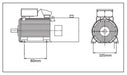 Fluxon Elektromotor 0,25kW 2760rpm 230V ML6322 - Tools.de TP Profishop GmbH