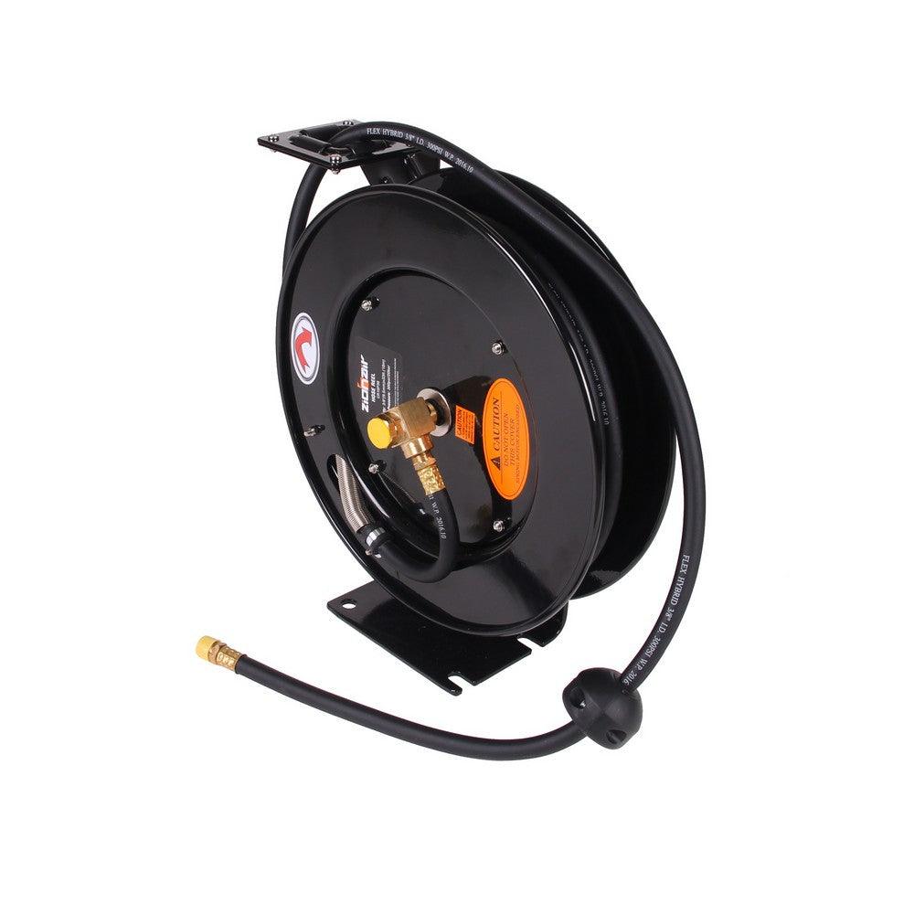 FUELWORKS Automatische Schlauchrolle - 10m Polymer-Schlauch, 300psi, für Luft/Wasser, Wandmontage - CR10P38 - Tools.de TP Profishop GmbH