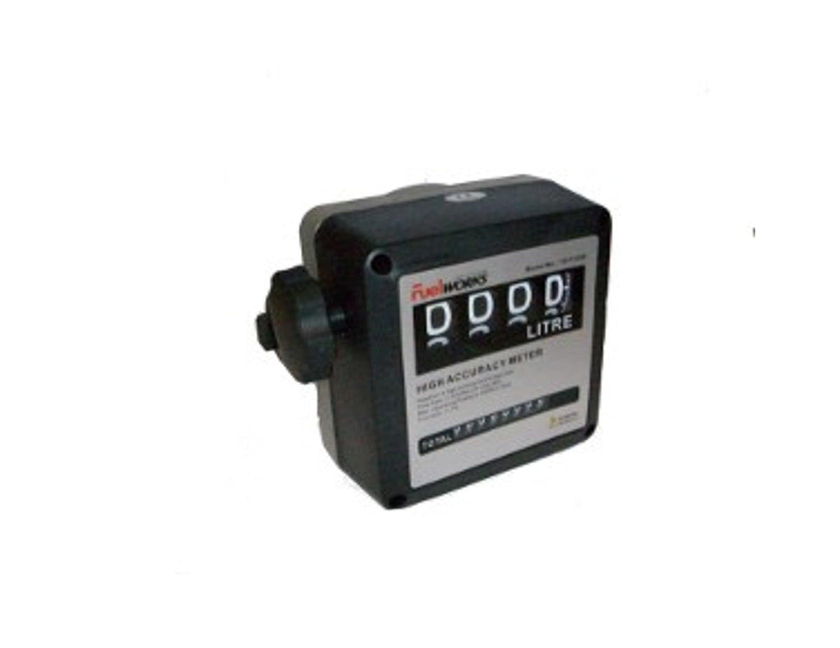 FUELWORKS Diesel- und Heizölzähler - Einfache Kalibrierung, 3,5 bar Druck, 1'' Anschluss - FMM01 - Tools.de TP Profishop GmbH