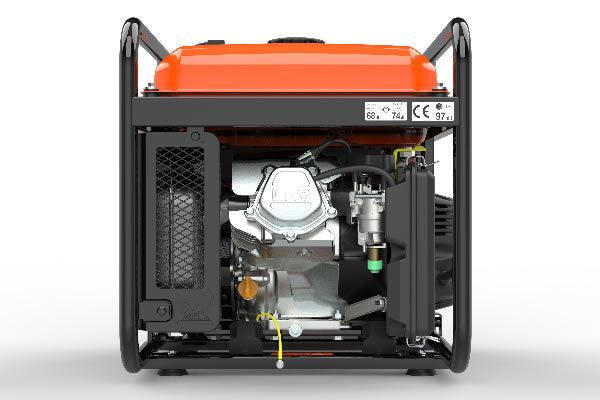 GENERGY Benzin Inverter Stromerzeuger 7500W Max - 7200W E-Start, Notstromaggregat, Leiser Generator mit 24L Tank - CRETA ATS - 13045 - Tools.de TP Profishop GmbH