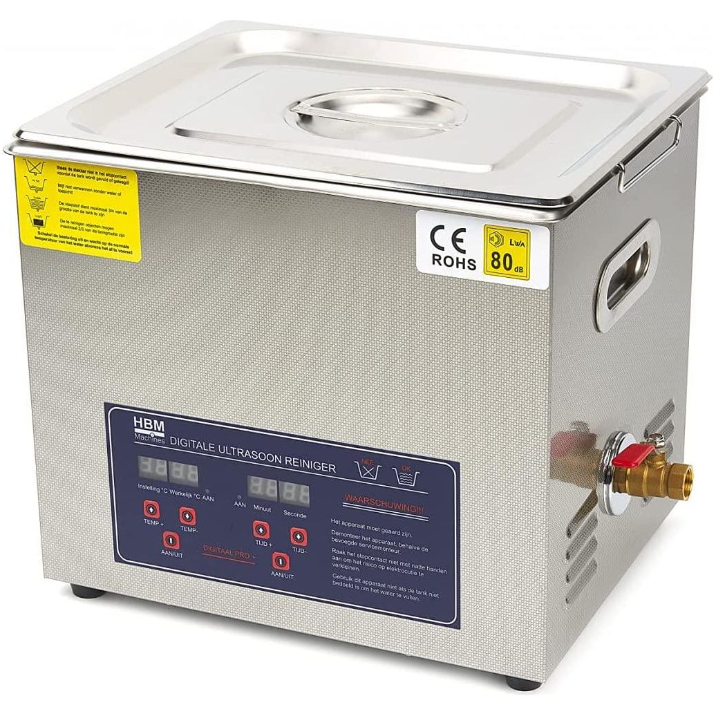 HBM 10L Profi Digital Edelstahl Ultraschallreinigungsgerät Ultraschallreiniger - 10214 - Tools.de TP Profishop GmbH