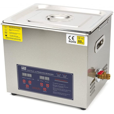 HBM 10L Profi Digital Edelstahl Ultraschallreinigungsgerät Ultraschallreiniger - 10214 - Tools.de TP Profishop GmbH