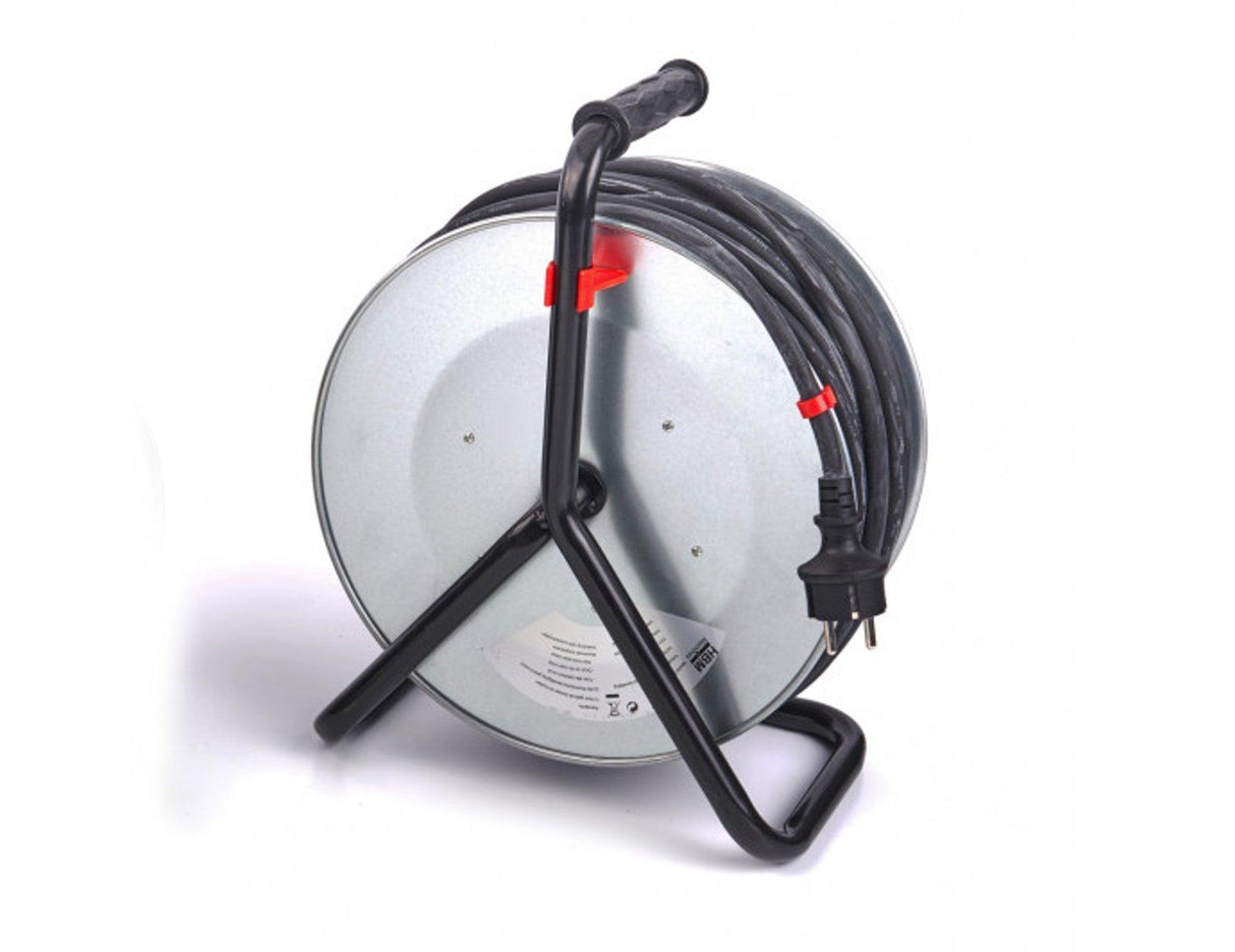 HBM 50 Meter spritzwassergeschützte IP44 Kabeltrommel, Kabeltrommel 3 x 1,5 mm - Tools.de TP Profishop GmbH