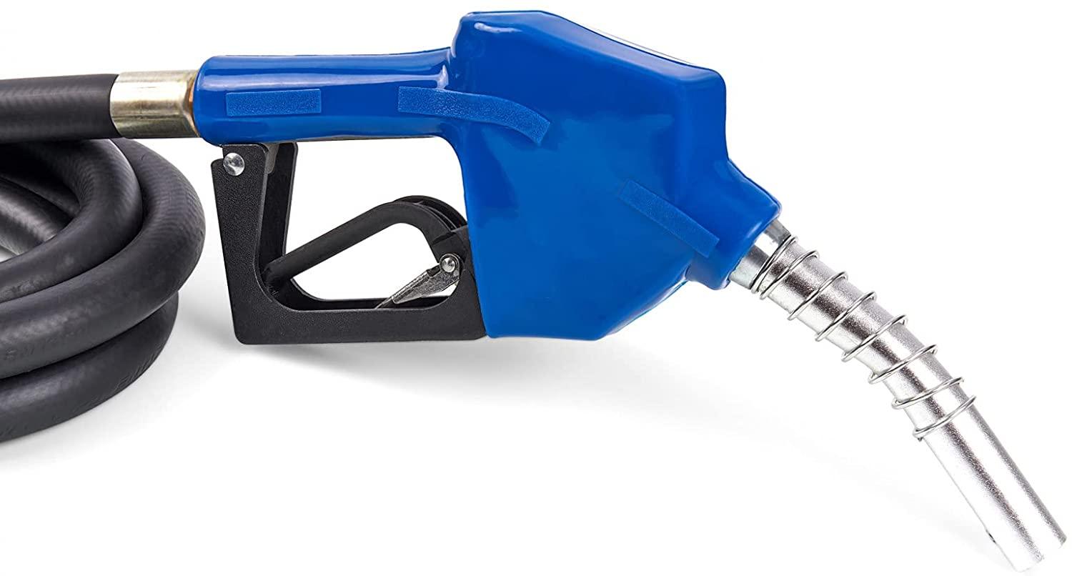 Dieselpumpe 600W 35l/min Heizölpumpe Ölabsaugpumpe mit Rückschlagventil, 4m  Druckschlauch und Zapfpistole Kraftstoffpumpe Ölpumpe, Ein-und