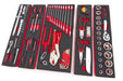 HBM Professional 85 Werkzeugkoffer inkl. Schaumstoffeinlagen - Kompakt und Komplett für Heimwerker und Profis - Tools.de TP Profishop GmbH