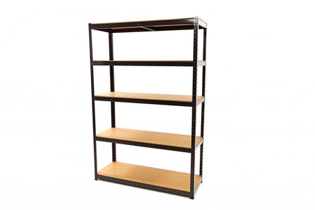 HBM Professionelles Regal/Garagenregal 5 x 275 kg - Robustes Garagen Regal, Wandregal für Werkstatt und Lagerung - Tools.de TP Profishop GmbH