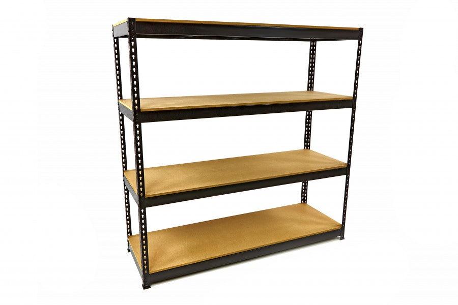 HBM Professionelles Werkstattregal - 4 Ebenen, 400 kg Gesamttragkraft, Schraubenlose Montage, 180 x 60 x 180 cm - Tools.de TP Profishop GmbH