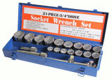 JMC Steckschlüssel Satz 21 Stück SAE SW21I - Tools.de TP Profishop GmbH