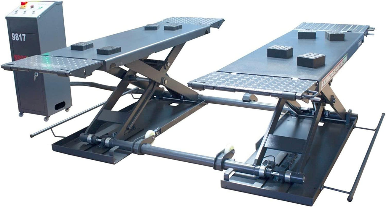 KROFtools extra flach 3T KFZ Mobile Scherenhebebühne 110mm flach PKW ...