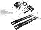 KROFtools Mobile Kfz Hebebühne 2500kg - Mobile Auto Hebebühne mit hydropneumatischem Antrieb 2.5t - 2-teilig - Tools.de TP Profishop GmbH