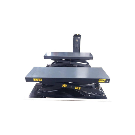 KROFtools Unterflur Scherenhebebühne 3.5 Tonnen Modell 9810 - Elektro Hydraulische Scherenhebebühne - Tools.de TP Profishop GmbH