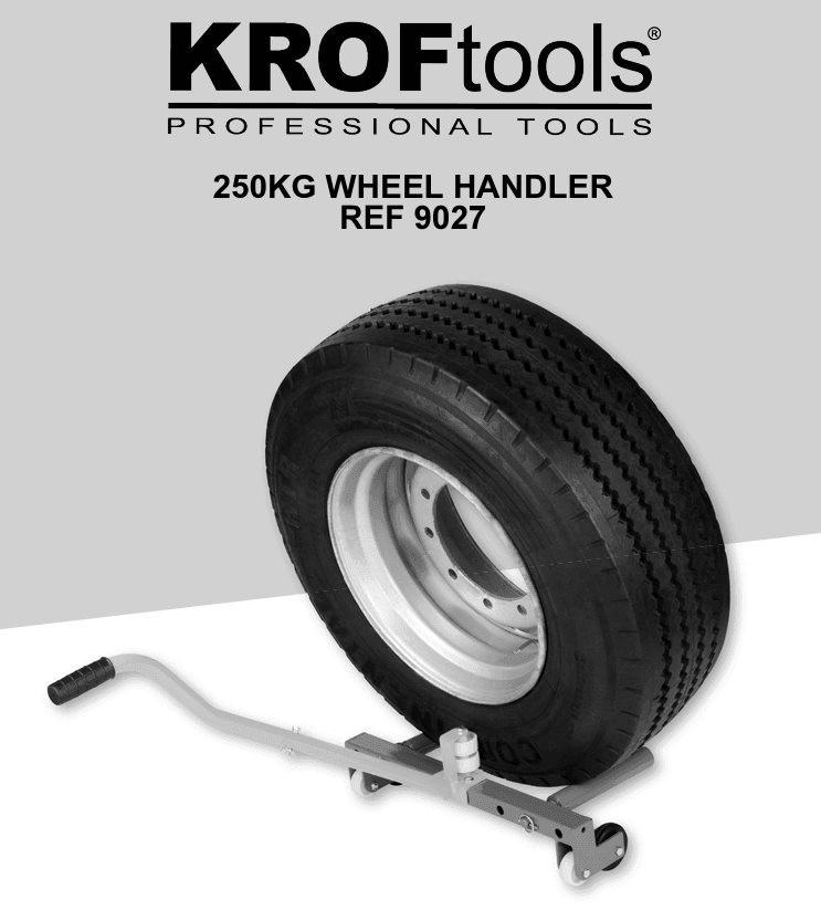 KROFtools XXL Radlifter Radmontagewagen Radmontierer 250kg Modell 9027 - Tools.de TP Profishop GmbH
