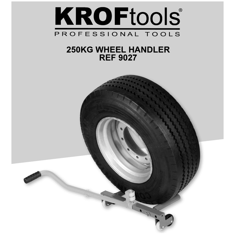 KROFtools XXL Radlifter Radmontagewagen Radmontierer 250kg Modell 9027 - Tools.de TP Profishop GmbH