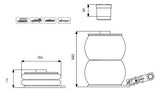 MAMMUTH 2 Luftkissen 2t Wagenheber Pneumatisch / Druckluft-Wagenheber / Kapazität 2 Tonnen ZHL22 - Tools.de TP Profishop GmbH