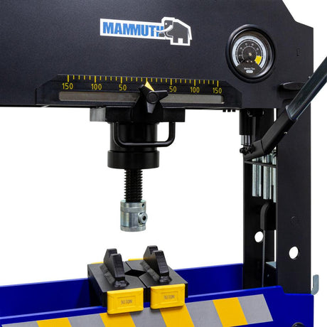 MAMMUTH 20 tonnen Presse, Hydraulik-Presse 20t Werkstattpresse Industriepresse manuell + 8 Druckstücke SP30HAM - Tools.de TP Profishop GmbH