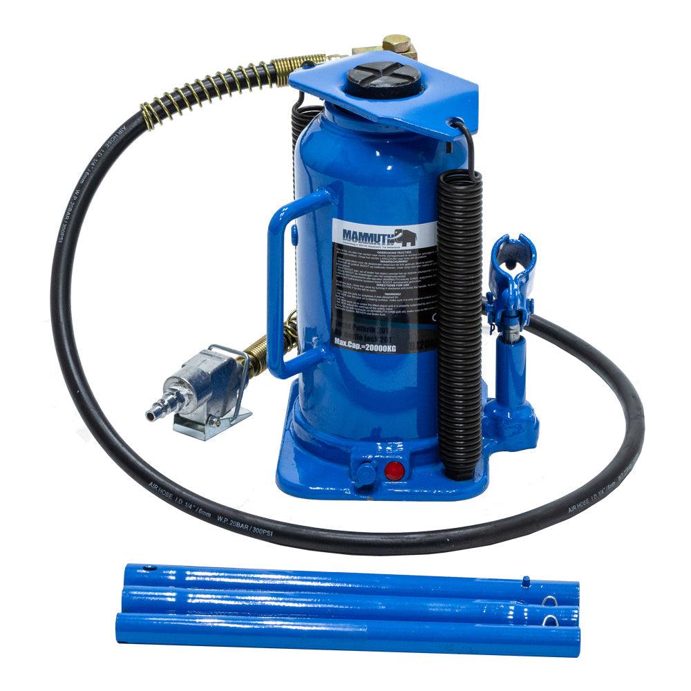 MAMMUTH 20t Flaschenheber Stempelwagenheber Pneumatisch 20 Tonnen Stempelheber Wagenheber Flaschenheber BJ20AHL - Tools.de TP Profishop GmbH
