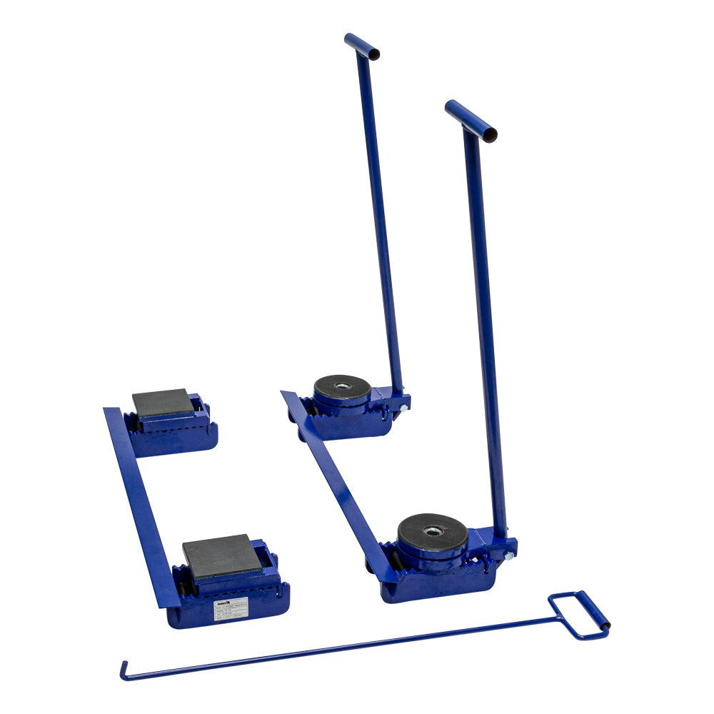 MAMMUTH 20t Panzerrollen Komplettset, Transportfahrwerk, Transportroller 20 Tonnen / Schwerlast-Transportsystem / Komplettes Set SK20MM - Tools.de TP Profishop GmbH
