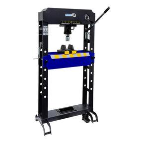MAMMUTH 50t Werkstattpresse manuell + pneumatisch inkl. Druckstücke - 50 Tonnen Pneumatisch Handpumpe SP50HAM - Tools.de TP Profishop GmbH