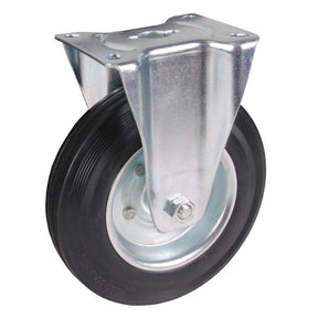 MAMMUTH Bockrolle 230kg 200 x 30mm Gummi Ersatzrad Ersatzrolle Rolle WE200RF - Tools.de TP Profishop GmbH