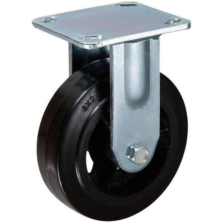 MAMMUTH Bockrolle 270kg 200 x 50mm Gummi Ersatzrad Ersatzrolle Rolle WH200RF - Tools.de TP Profishop GmbH