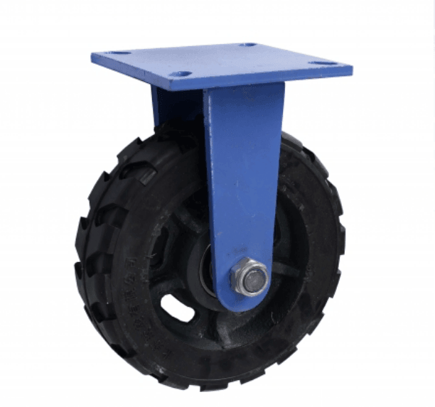 MAMMUTH Bockrolle 800kg 245 x 70mm / Gummi Rolle / Festes Rad WSHT10RF - Tools.de TP Profishop GmbH