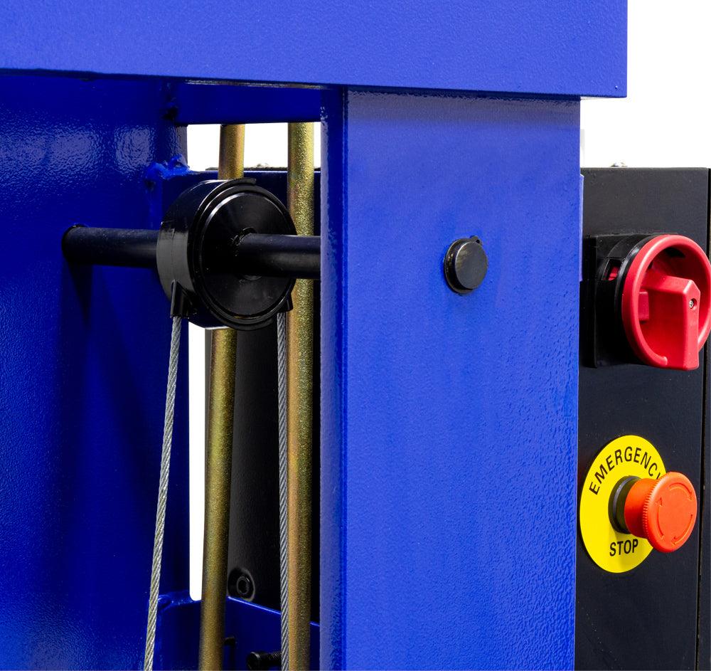 MAMMUTH Elektrische Werkstattpresse mit Handwinde 100 Tonnen Hydraulikpresse SP100HEL - Tools.de TP Profishop GmbH