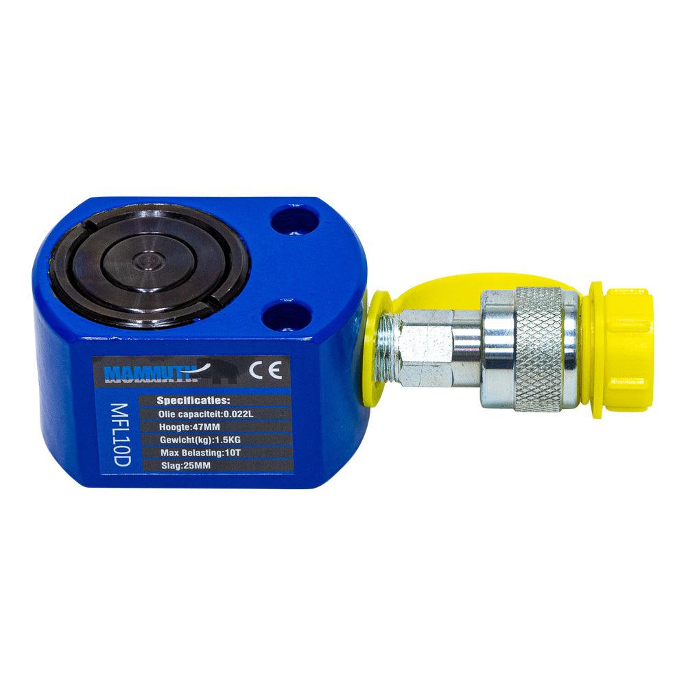 MAMMUTH Hydraulikzylinder 10 Tonnen Kurzhubzylinder 10t Doppelzylinder Hub 25mm Zylinder MFL10D - Tools.de TP Profishop GmbH