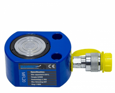 MAMMUTH Hydraulikzylinder 20 Tonnen Kurzhubzylinder Hub 11mm Zylinder MFL20 - Tools.de TP Profishop GmbH