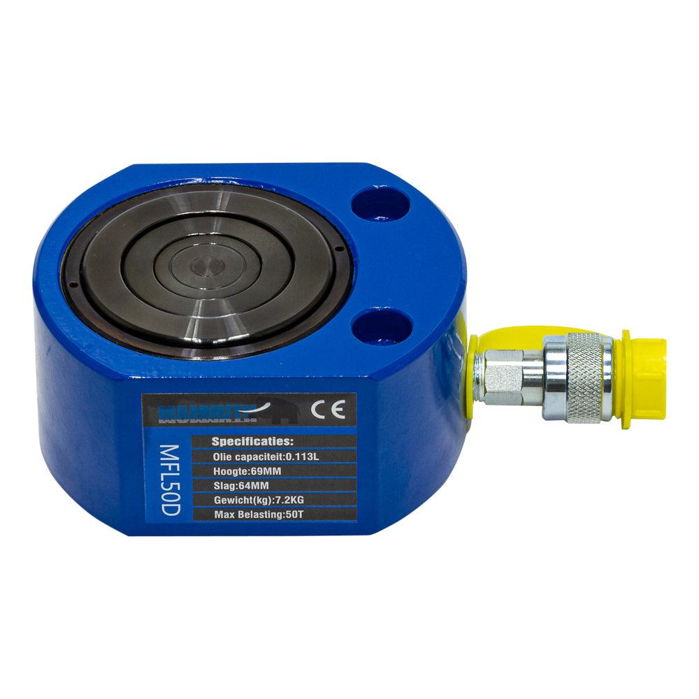 MAMMUTH Hydraulikzylinder 50 Tonnen Kurzhubzylinder Doppelzylinder Hub 64mm Zylinder MFL50D - Tools.de TP Profishop GmbH
