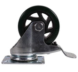 MAMMUTH Lenkrolle mit Bremse 160kg 100 x 40mm PU Ersatzrad Ersatzrolle Rolle W100PSDB - Tools.de TP Profishop GmbH