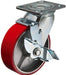 MAMMUTH Lenkrolle mit Bremse 200 x 50mm PU Ersatzrolle Ersatzrad Rad Rolle WH200PSB - Tools.de TP Profishop GmbH
