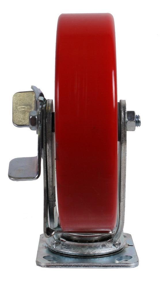 MAMMUTH Lenkrolle mit Bremse 200 x 50mm PU Ersatzrolle Ersatzrad Rad Rolle WH200PSB - Tools.de TP Profishop GmbH
