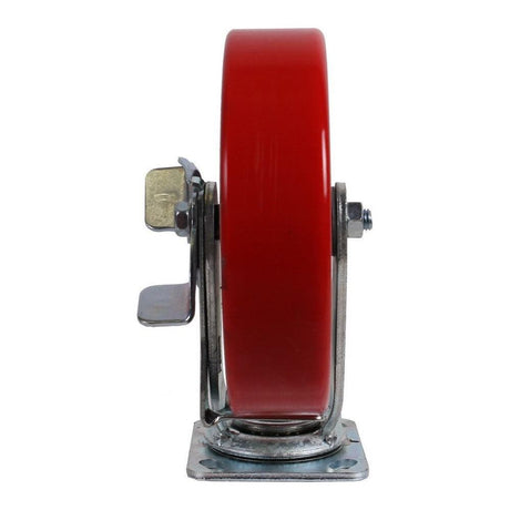 MAMMUTH Lenkrolle mit Bremse 200 x 50mm PU Ersatzrolle Ersatzrad Rad Rolle WH200PSB - Tools.de TP Profishop GmbH