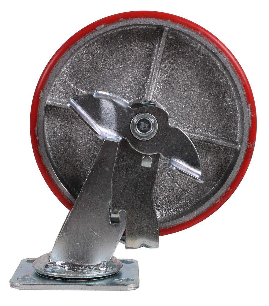 MAMMUTH Lenkrolle mit Bremse 200 x 50mm PU Ersatzrolle Ersatzrad Rad Rolle WH200PSB - Tools.de TP Profishop GmbH
