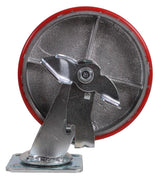 MAMMUTH Lenkrolle mit Bremse 200 x 50mm PU Ersatzrolle Ersatzrad Rad Rolle WH200PSB - Tools.de TP Profishop GmbH