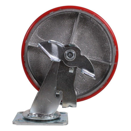 MAMMUTH Lenkrolle mit Bremse 200 x 50mm PU Ersatzrolle Ersatzrad Rad Rolle WH200PSB - Tools.de TP Profishop GmbH