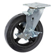 MAMMUTH Lenkrolle mit Bremse 270kg 200 x 50mm Gummi Ersatzrad Ersatzrolle Rolle WH200RSB - Tools.de TP Profishop GmbH